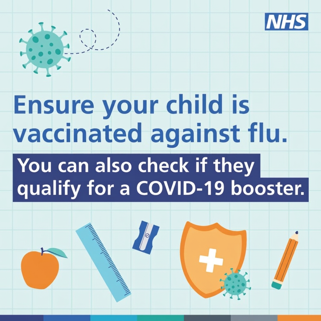 Immunisations back to school digital flyer schools backpack