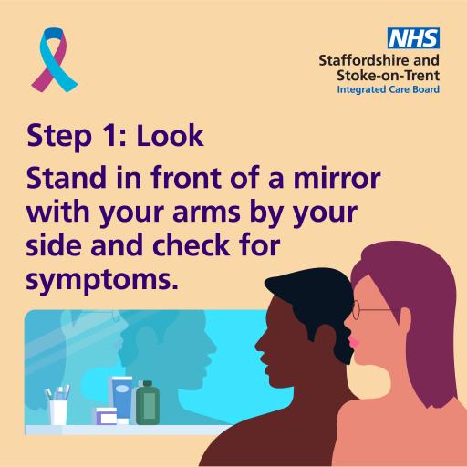 Breast Cancer women checking graphic 1080 x 1080 05