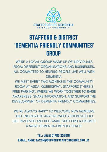 Dementia Friendly Communities Poster