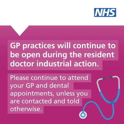 Industrial action updates 1080x1080 graphic