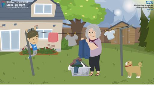 Home care is best care bloodclots graphic