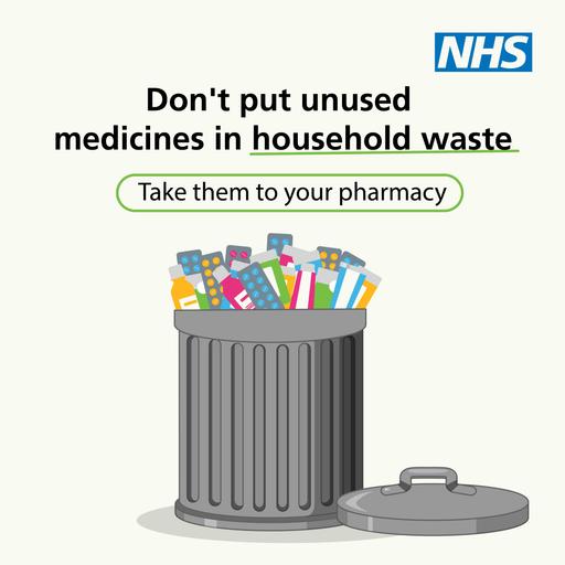 Only order what you need social media graphic dustbin square