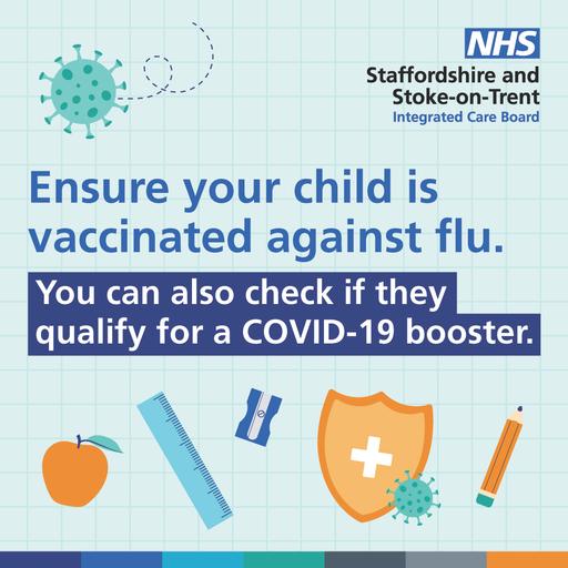 Immunisations back to school digital flyer schools backpack