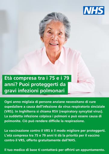 2024 08 08   RSV poster   75 to 79   Italian