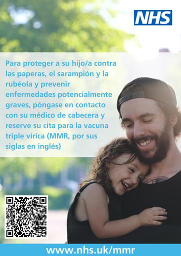 MMR vaccine   posters   Spanish