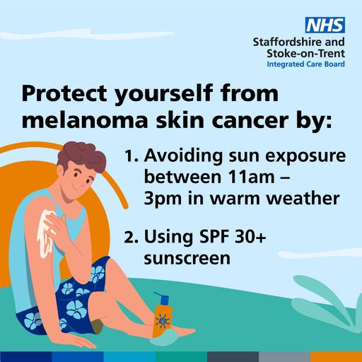 Skin cancer sunbed social media graphic 03