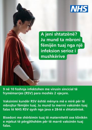 2024 08 08   RSV poster   pregnancy   Albanian