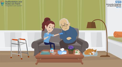 Home care is best care risk to admission graphic