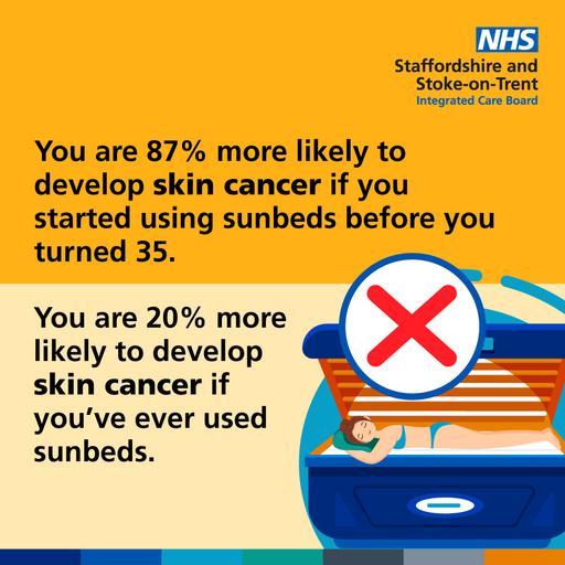 Skin cancer sunbed social media graphic 02
