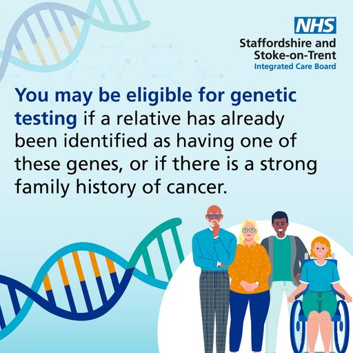 You may be eligible for genetic testing - social media asset