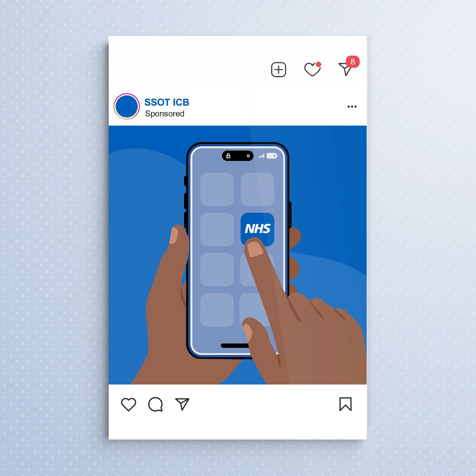 Decorative image to represent the NHS App